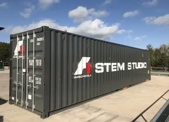 Stem Studio container side view