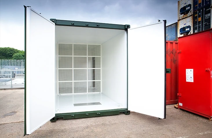 Shipping Container Partitial Shipping Container Partitions | S Jones Containers