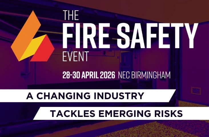 Featured image for S Jones Containers’ blog reflecting on the Fire Safety Event 2026 and the evolving industry landscape. The image features the event branding over a darkened photograph of a specialist containerised enclosure, alongside the headline: “A Changing Industry Tackles Emerging Risks.”